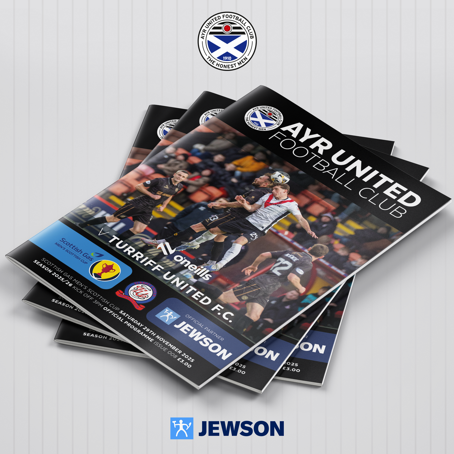 Match Programme - Ayr United vs Turriff United - 29/11/25