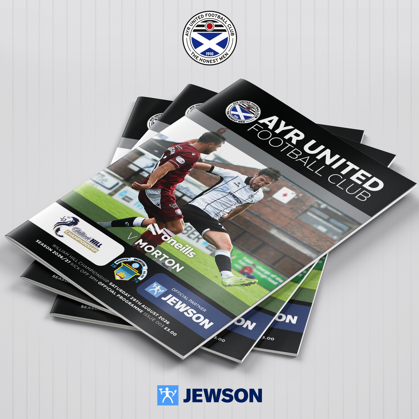 Match Programme - Ayr United vs Morton - 29/08/26