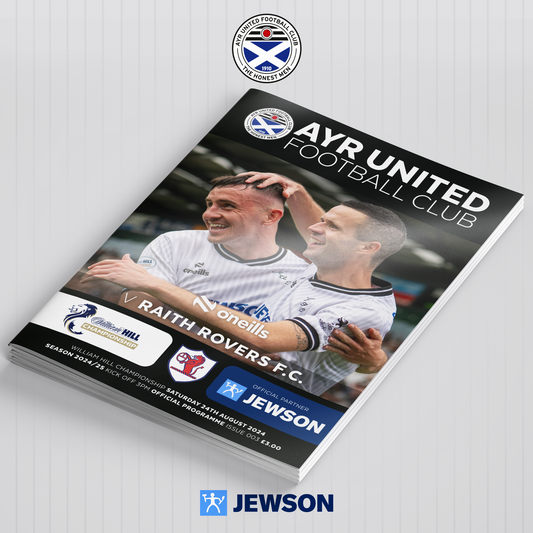 Match Programme - Ayr United v Raith Rovers - 24/08/24