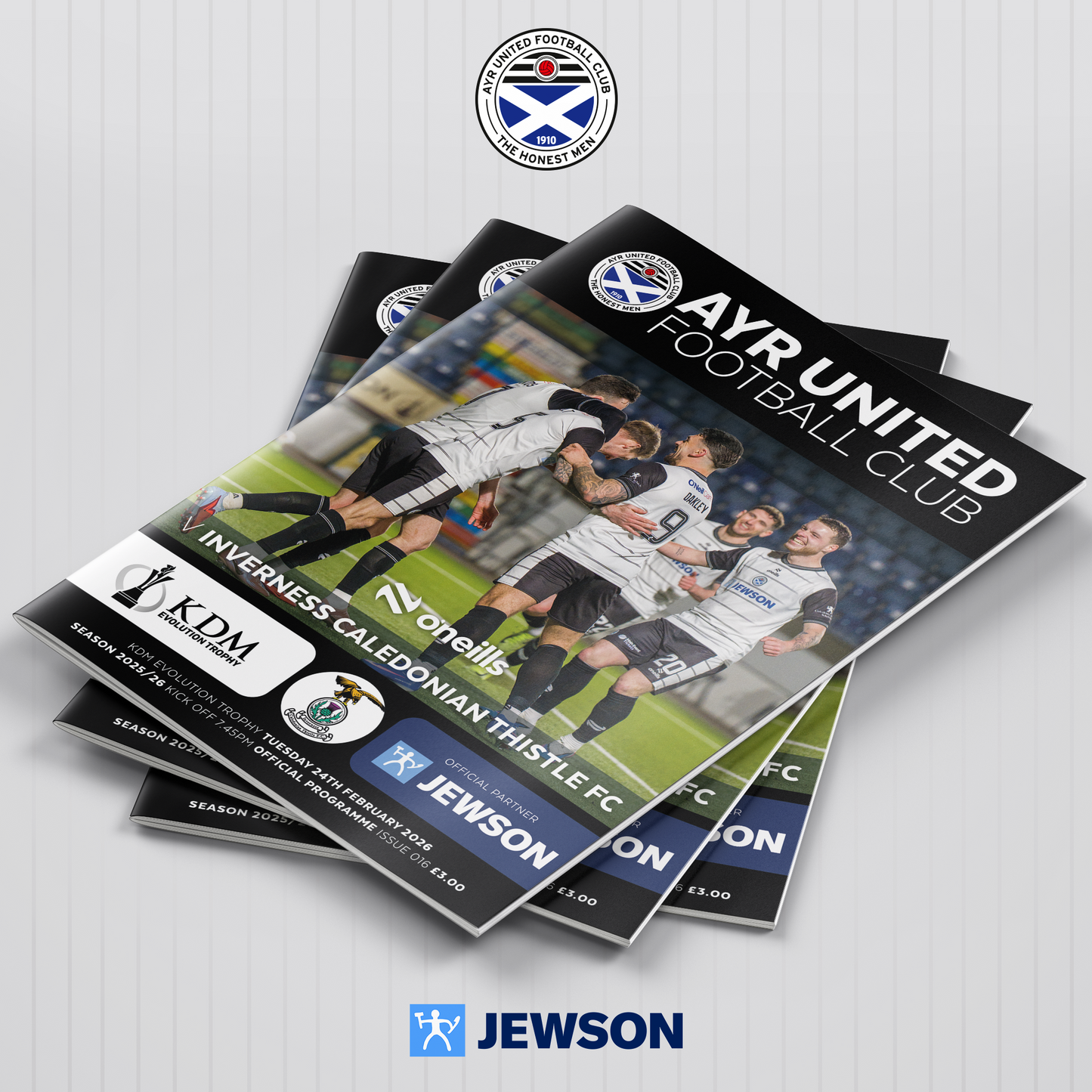Match Programme - Ayr United vs Inverness - 24/02/26