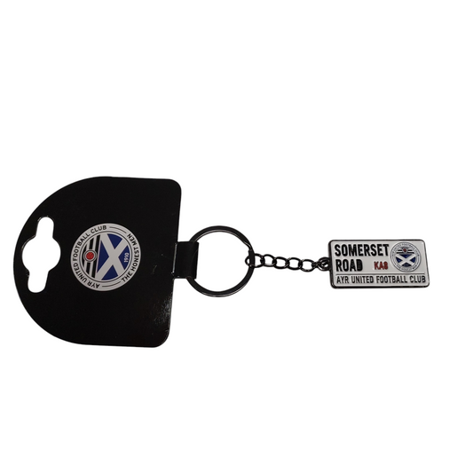 Somerset Road Metal Keyring