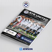 Match Programme - Ayr United v Ross County - 13/09/25