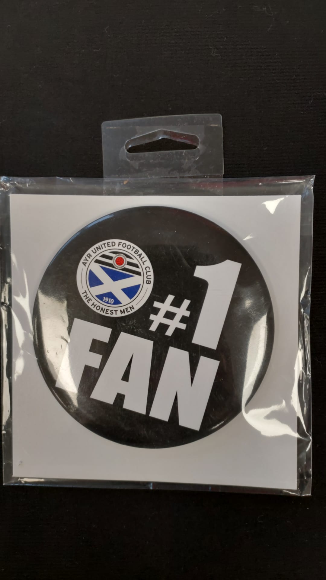 Oversized No.1 Fan Badge