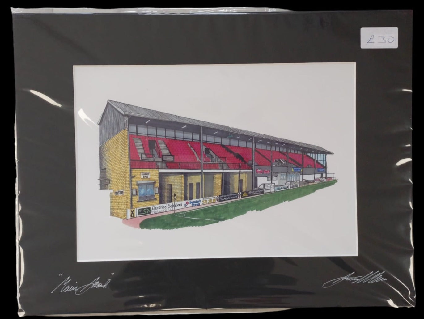 Steven McClure Artwork - "Main Stand"