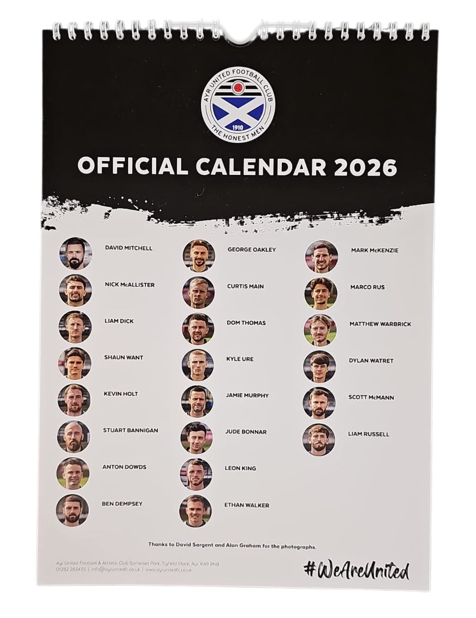 Official Calendar 2026