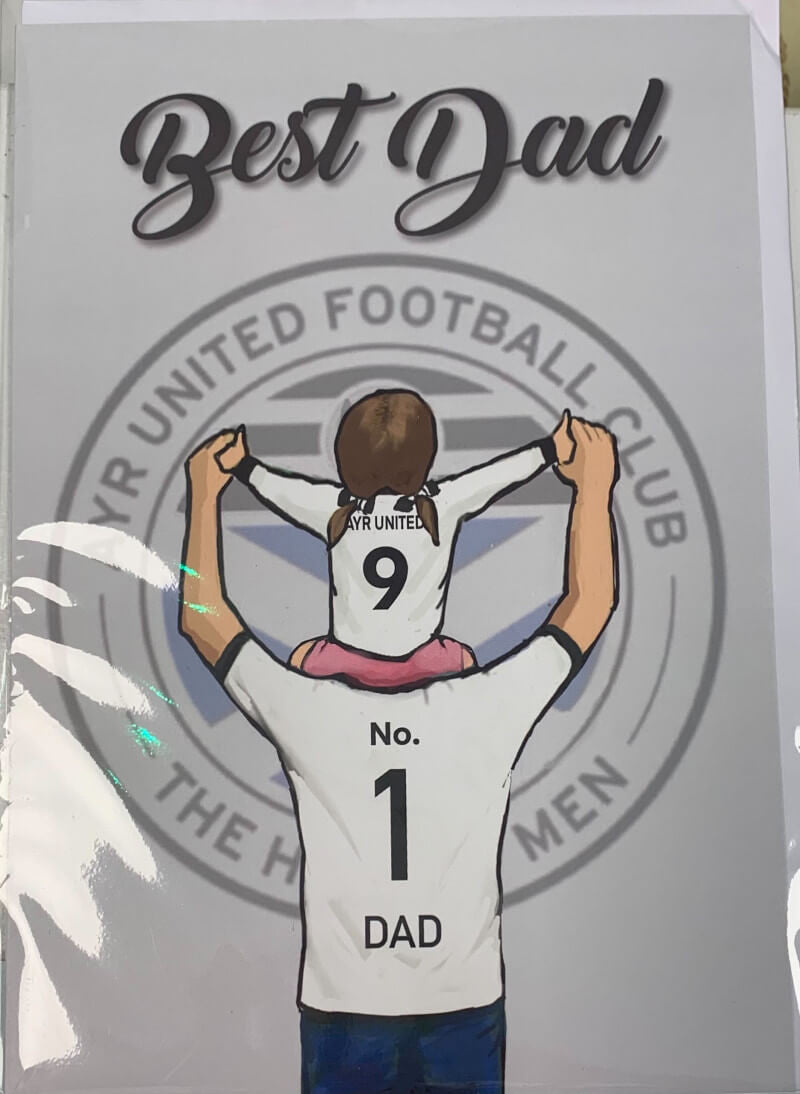 Best Dad Greeting Card (Daughter)