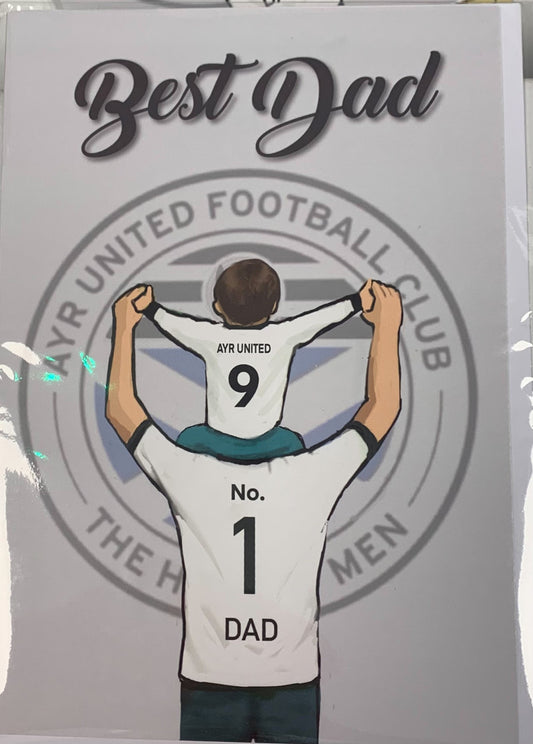 Best Dad Greeting Card (Son)