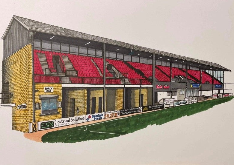 Steven McClure Artwork - "Main Stand"